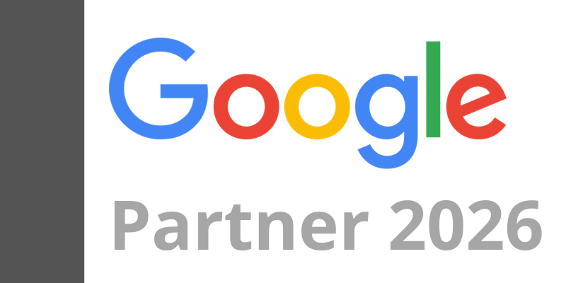 Google Partner 2026 – Gausel Digital är certifierad Google Ads-byrå